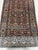 1940s Coral & Glowinng Blush with Indigo & Army Green Runner Rug 2.8 x 19.7 For Sale - Image 11 of 12