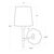 Not Yet Made - Made To Order Regina Andrew Mia Swing Arm Sconce For Sale - Image 5 of 6