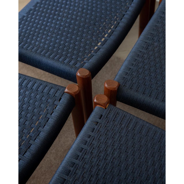Danish Modern Teak Dining Chairs Model 77 by Niels Otto Møller for j.l. Møllers Møbelfabrik, Denmark, 1960s, Set of 6 For Sale - Image 16 of 18