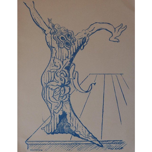 Max Ernst, Elektra, Lithograph For Sale - Image 5 of 5