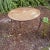 Mid-Century Modern Vintage Garden Tea Table in Wrought Iron, 1950s For Sale - Image 3 of 8