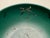 Mid-Century Modern Emilia Castillo Green Ceramic Shallow Bowl Applied Sterling Silver Lizards & Dragonflies 7"d For Sale - Image 3 of 7