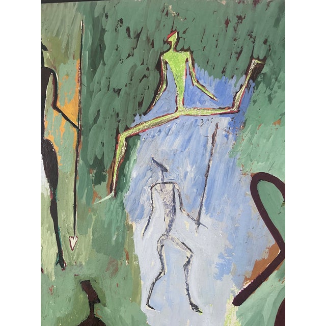 2000 - 2009 Vintage Oil Painting by Cesar Nùnez For Sale - Image 5 of 9