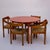 Red Carimate Dining Table and Chairs by Vico Magistretti for Cassina, 1960s, Set of 5 For Sale - Image 10 of 10