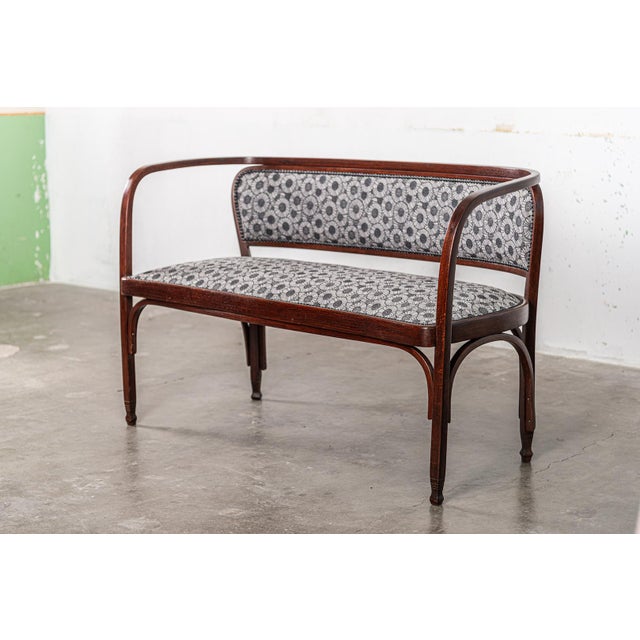 Model No. 715/C Bench by Gustav Siegel for J&J Kohn, 1901 For Sale - Image 11 of 14