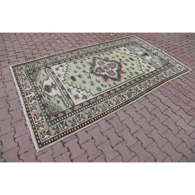Size: 5.5 x 9.5 ft ( 167 x 288 cm) 65 x 113 inches Color: Organic Natural Dye ( Brown,Beige,Green,Cream ) Material: 100%...