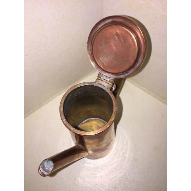 Mid 20th Century Vintage Mid-Century Copper Tea Kettle For Sale - Image 5 of 7
