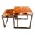 Luxury Live-Edge Wood & Crystal Resin Side Tables | Custom Handcrafted For Sale