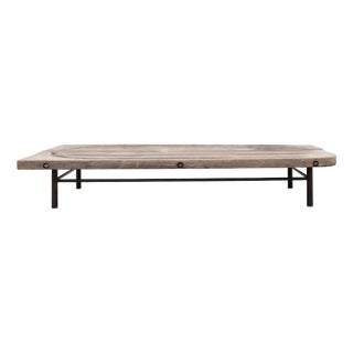 Primitive Coffee Table in Oak, 1880 For Sale