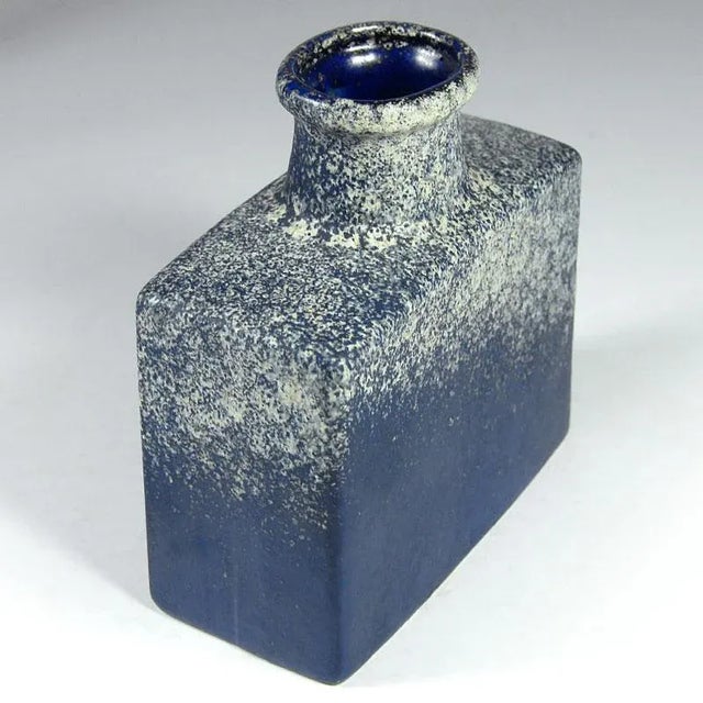 Mid-Century Modern German Ceramic Vase from Scheurich, 1970s For Sale - Image 3 of 9