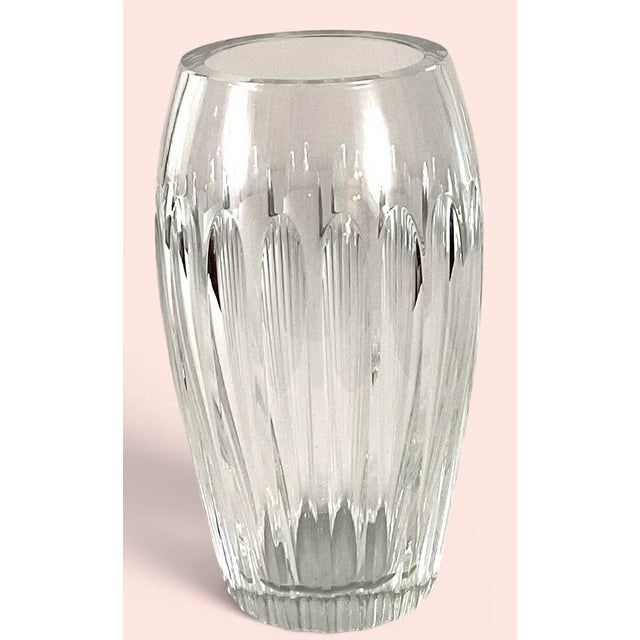 Glass Baccarat-“Acropole”-10 Inch Tall Vase -Meticulously Handcrafted in Northern France For Sale - Image 7 of 12