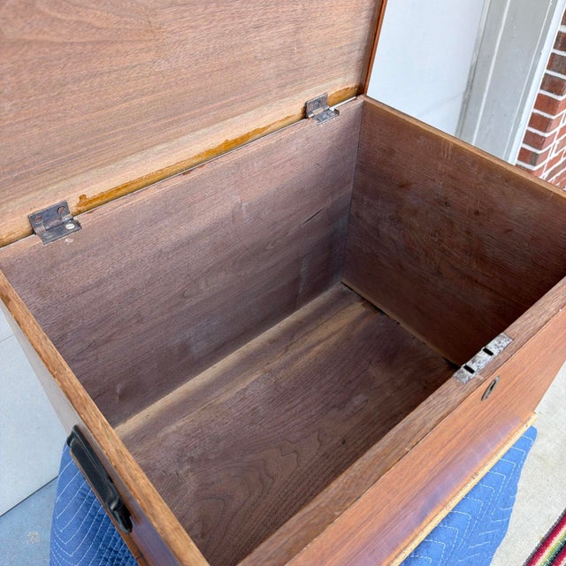 Antique Walnut Dovetailed Document or Storage Box, Pennsylvania, Circa 1850s For Sale - Image 12 of 18