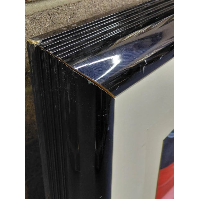 Framed Signed Remington "Canine Convertible Cruise" Oil Painting For Sale - Image 9 of 12