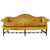 Chinese Chippendale Style Citron Velvet Camel Back Sofa For Sale - Image 13 of 13