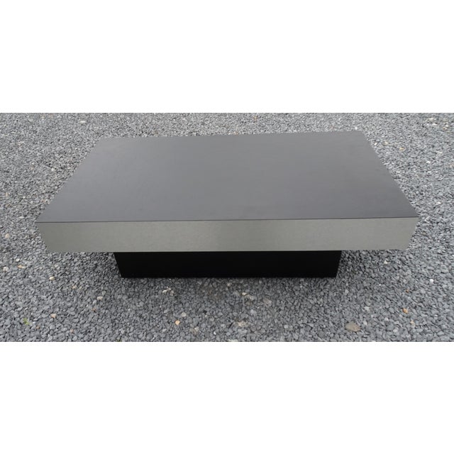 1970s Minimalist Brushed Aluminium Coffee Table from Roche Bobois, 1970s For Sale - Image 5 of 18