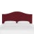 Contemporary Kenmore Headboard in Berry Classic Velvet, California King For Sale - Image 3 of 5