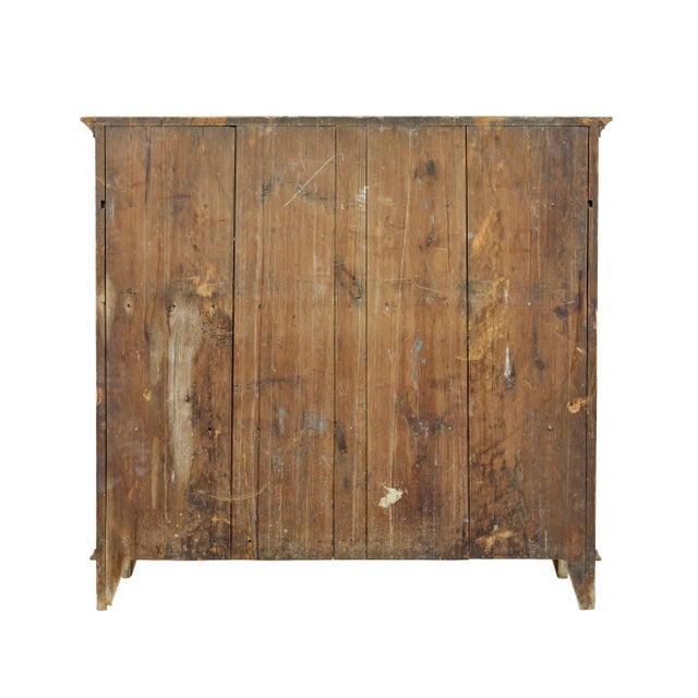 Swedish Scraped Paint Cupboard, 1850 For Sale - Image 4 of 10