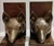 1970s Pair of 1970s Sarreid Ltd. Brass Fox Head Bookends For Sale - Image 5 of 7