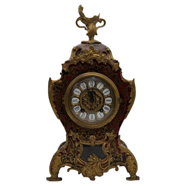 Clock in Boulle Style, Early 20th Century For Sale