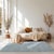 Beige 2x4 Trendy Dahlia Beige Solid Geometric Modern Handmade Small Wool Carpet Rug For Sale - Image 8 of 8