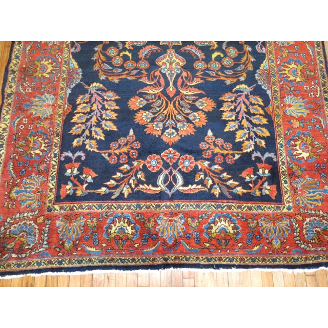 Antique Persian Lilihan Rug - 6'9" x 9'6" For Sale - Image 11 of 11