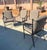 Metal Michael Taylor Designs Dining Chairs and 48” Round Table For Sale - Image 7 of 10