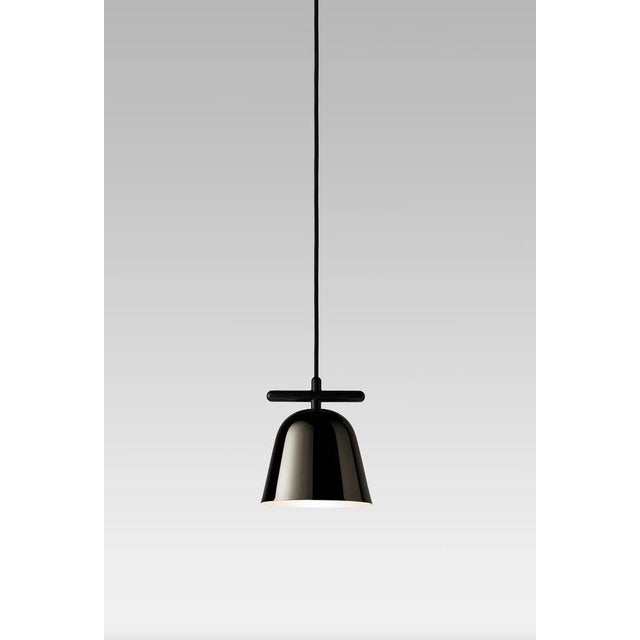 Black Chrome Lighto T Gr Cup Suspension Lamp by Jaime Hayson for Parachilna For Sale - Image 4 of 12