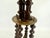 Antique Victorian Folk Art Wood Spool Side Table For Sale - Image 9 of 18