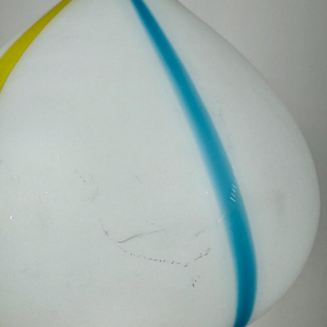 Mid-Century Modern Multicolor Murano Glass Pendant Lamp from Stilnovo, Italy, 1950s For Sale - Image 7 of 8