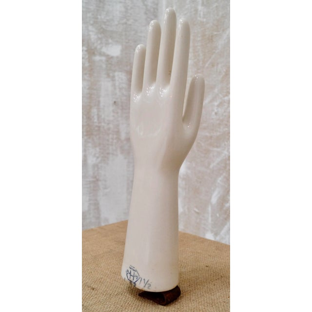 Vintage Porcelain Latex Glove Mould from AHG For Sale - Image 12 of 12