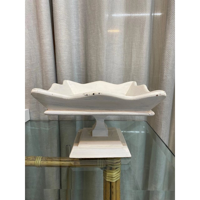 Farmhouse French Country Wood Fruit Plate For Sale - Image 3 of 4