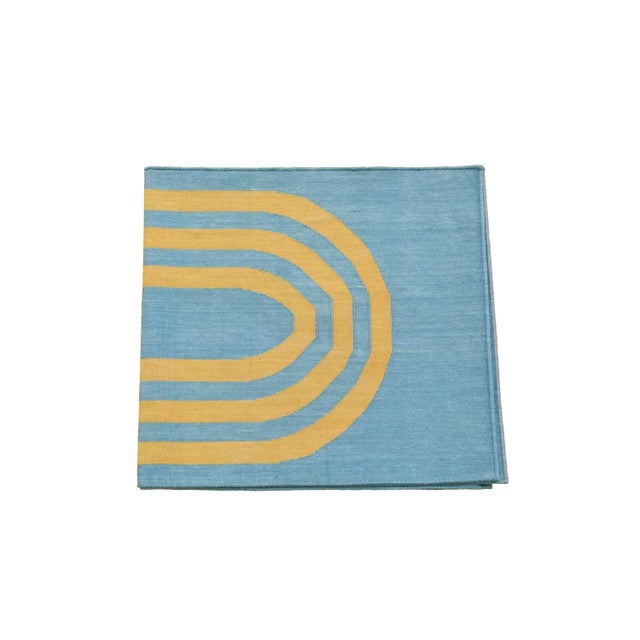 Casa Cosima Aelita Rug, 2.5x12, Blue For Sale - Image 4 of 5