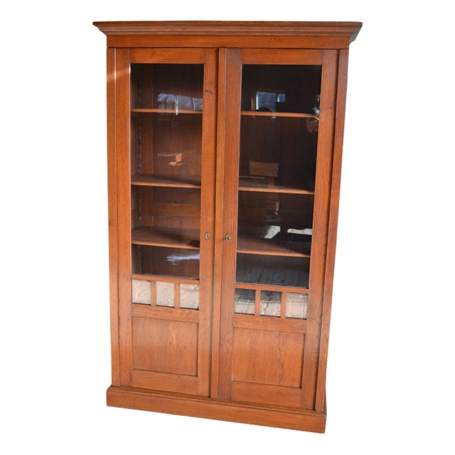 Art Deco Bookcase in Oak, 1920s For Sale