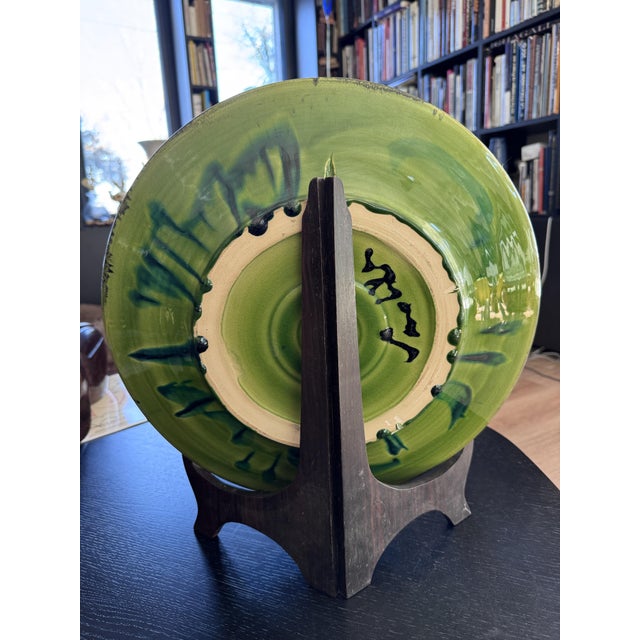 1990s Large Ornamental Platter by Jean-Paul Van Lith, 1990s For Sale - Image 5 of 8