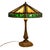 Antique American Arts & Crafts 3 Light Slag Glass Table Lamp by Miller Co. 1910 For Sale - Image 15 of 16