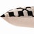 Textile Black & Ivory Trellis Ikat Velvet Throw Pillow 16x16 | Modern Geometric Luxury For Sale - Image 7 of 7
