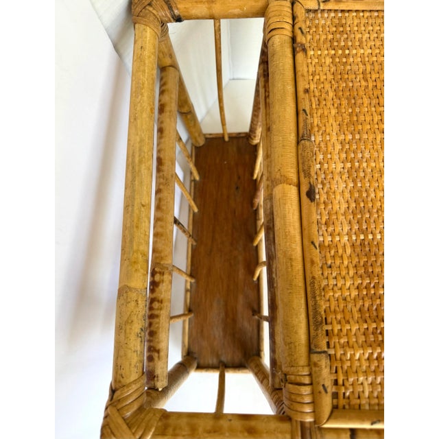 Vintage Bamboo and Rattan Breakfast Bed Tray For Sale - Image 4 of 11