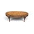 Vintage Louis XV Style Oval Coffee Table With Figured Wood Top For Sale - Image 9 of 14