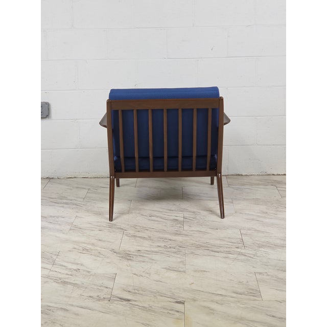 Brown 1950s Z Chair by Poul Jensen for Selig For Sale - Image 8 of 10