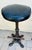 French Early 1900s Antique Heavy Cast Iron Bar Stools Barley Twist- A Pair For Sale - Image 3 of 14