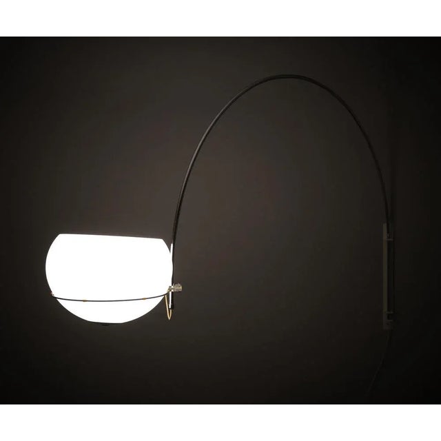 Large Gepo Amsterdam Wall Arc Lamp, 1970s For Sale - Image 9 of 11