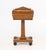English Regency Burr Elm Teapoy Stand, 19th century, the top opening to four tea compartments centering a central...