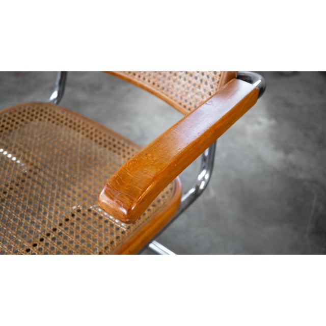 Vintage Marcel Breuer 'Cesca' Attributed Armchairs - A Pair For Sale - Image 11 of 15