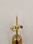 Modern Currey & Co Tall Porcelain Lamp Brass Metallic Glaze For Sale - Image 3 of 3