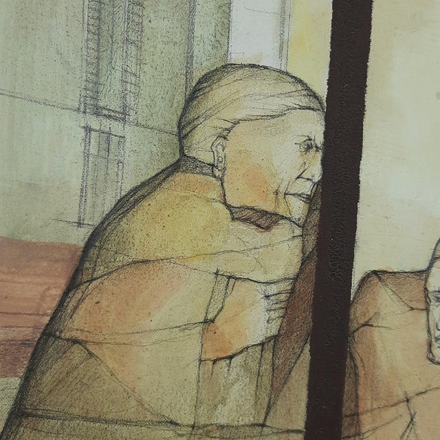 Silvano Briccola, Untitled, 1950s, Oil on Canvas For Sale - Image 5 of 16