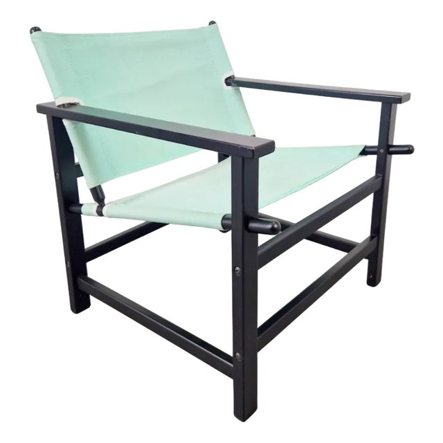 Vintage Safari Chair by Hyllinge Møbler, Denmark, 1970s For Sale