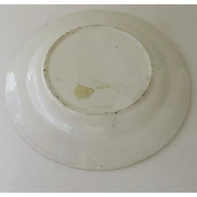 Mid 19th Century English Child's Alphabet Plate by Edge Malkin For Sale - Image 4 of 7