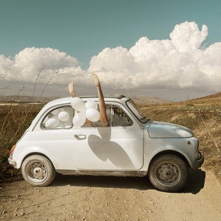 "Stunning Mood" Contemporary Surrealist Figurative Color Photograph For Sale