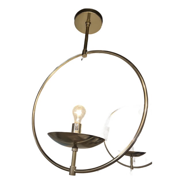 Arteriors Volta Brass Pendant For Sale