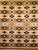 Vintage Native American Navajo Chinle Revival Rug, Wool and Cotton, Banded Geometric Pattern, 4x5 For Sale - Image 4 of 9